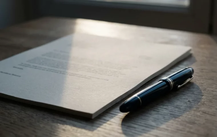 Lettre imprimée et stylo plume sur un bureau, lettre d’intention de cession d’entreprise