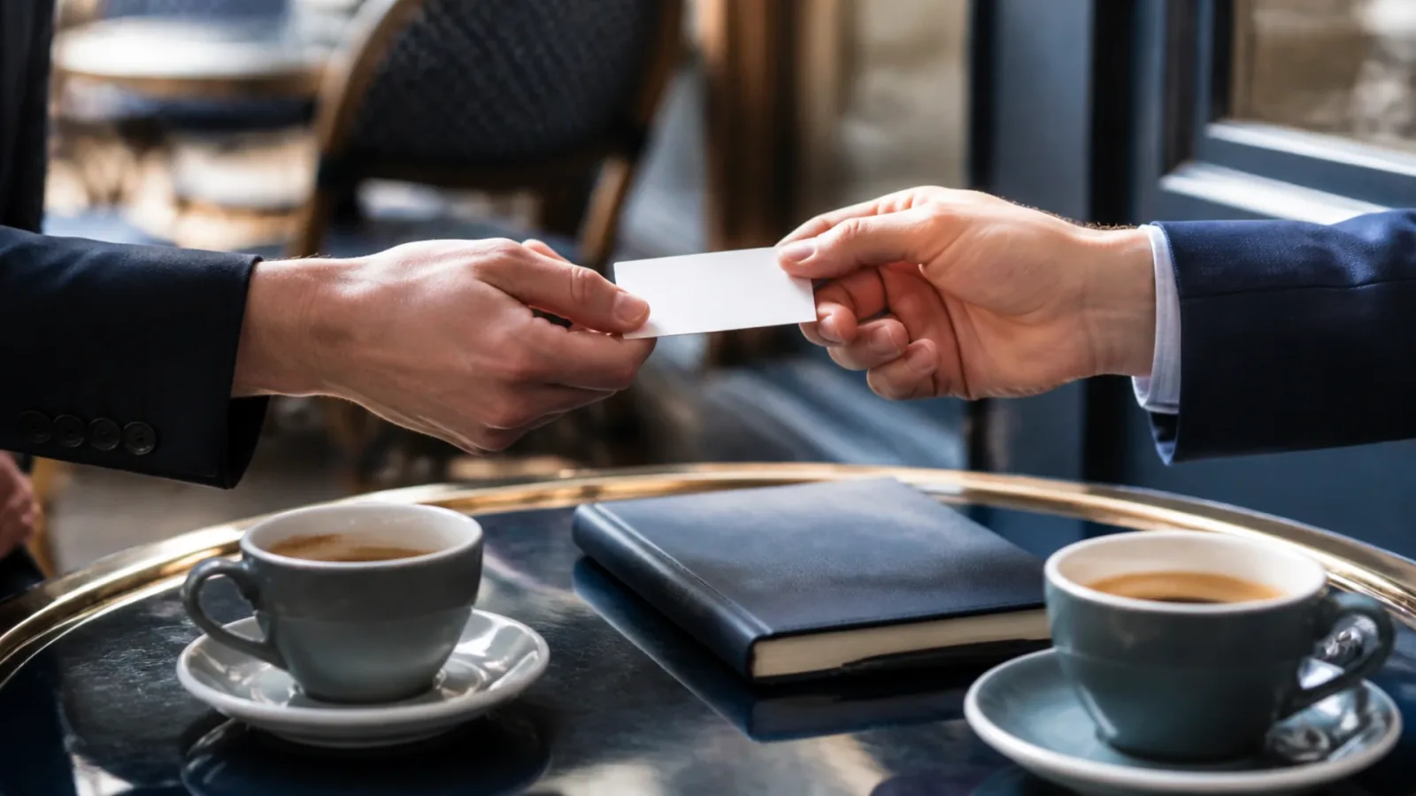 Échange entre un repreneur et un expert-comptable, principal accès aux entreprises à reprendre du marché caché
